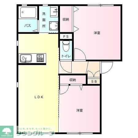 カーサ プレーナ Bの物件間取画像